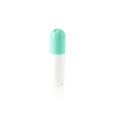 여행용 크기의 화장품 컨테이너에 맞춤 로고와 함께 5/10/15ml 누출 방지 롤 온 병