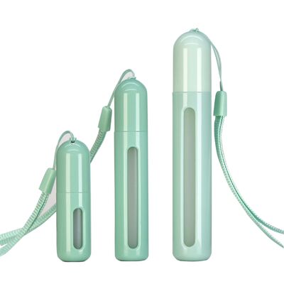 여행용 크기의 화장품 컨테이너에 맞춤 로고와 함께 5/10/15ml 누출 방지 롤 온 병
