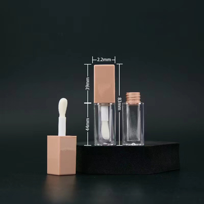 빅 헤드 브러시 5ml 플라스틱 립글로스 튜브, 색상 맞춤 지원