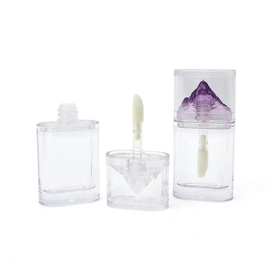산 모양 3.5ml AS 재료 플라스틱 입술 광택 튜브 화장품 패키지에 사용됩니다